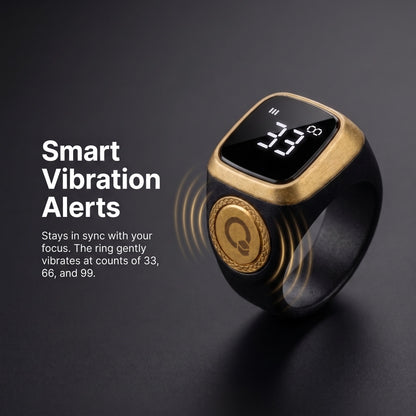 LumiNight™ Smart Digital Zikr Ring